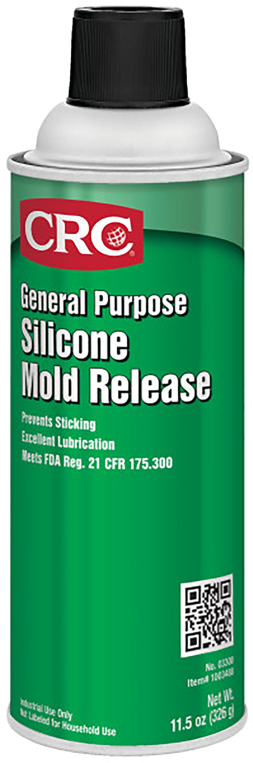CRC03301 Food Grade Silicone Mold Release, (Net Weight,11.5oz) 16oz Aerosol Spray