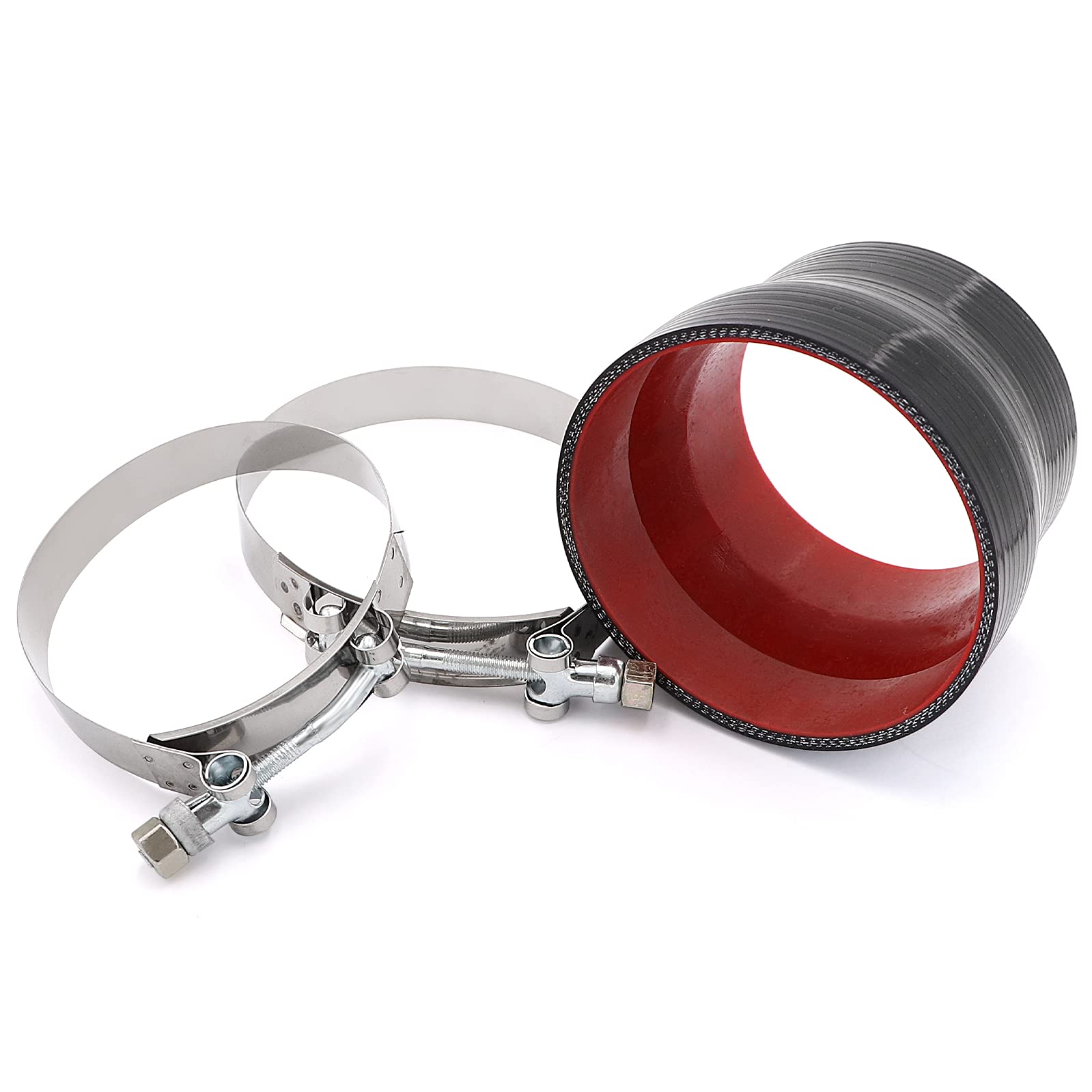 Buy 31/2" to 4" Inch Black Silicone Reducer Coupler 4 Layers of