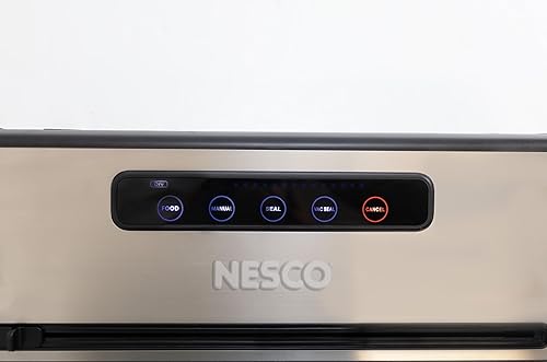 Miniatura 6 de Nesco Sellador al vacío Preserve Plus  Modos secos y húmedos  Cortador de bolsas integrado y almacenamiento de rollo  Ancho del sello de 11.8