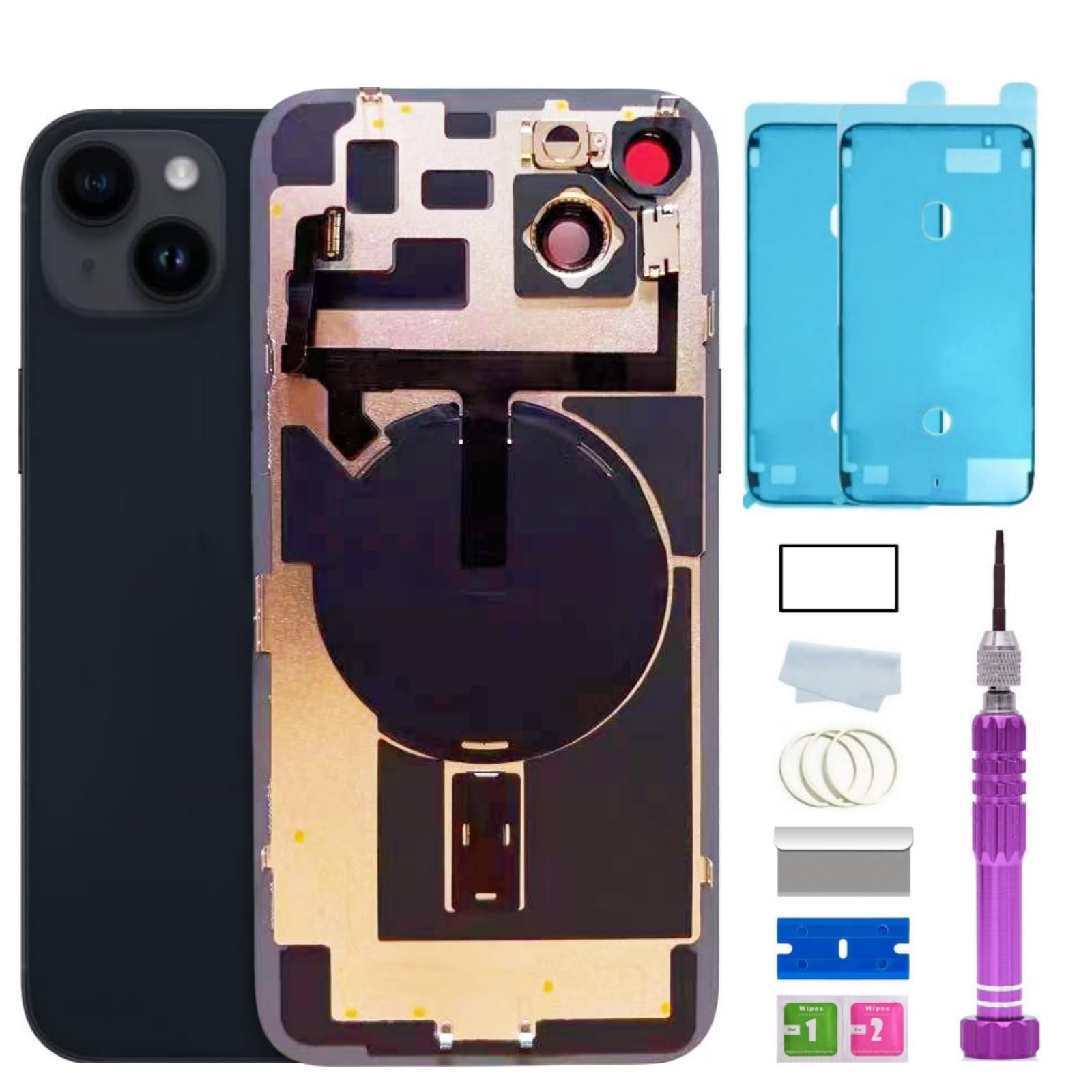 TAPA TRASERA CRISTAL IPHONE 15 Soporte Metalico Imanes Lentes Envio 24h EUR 16,95 - ES
