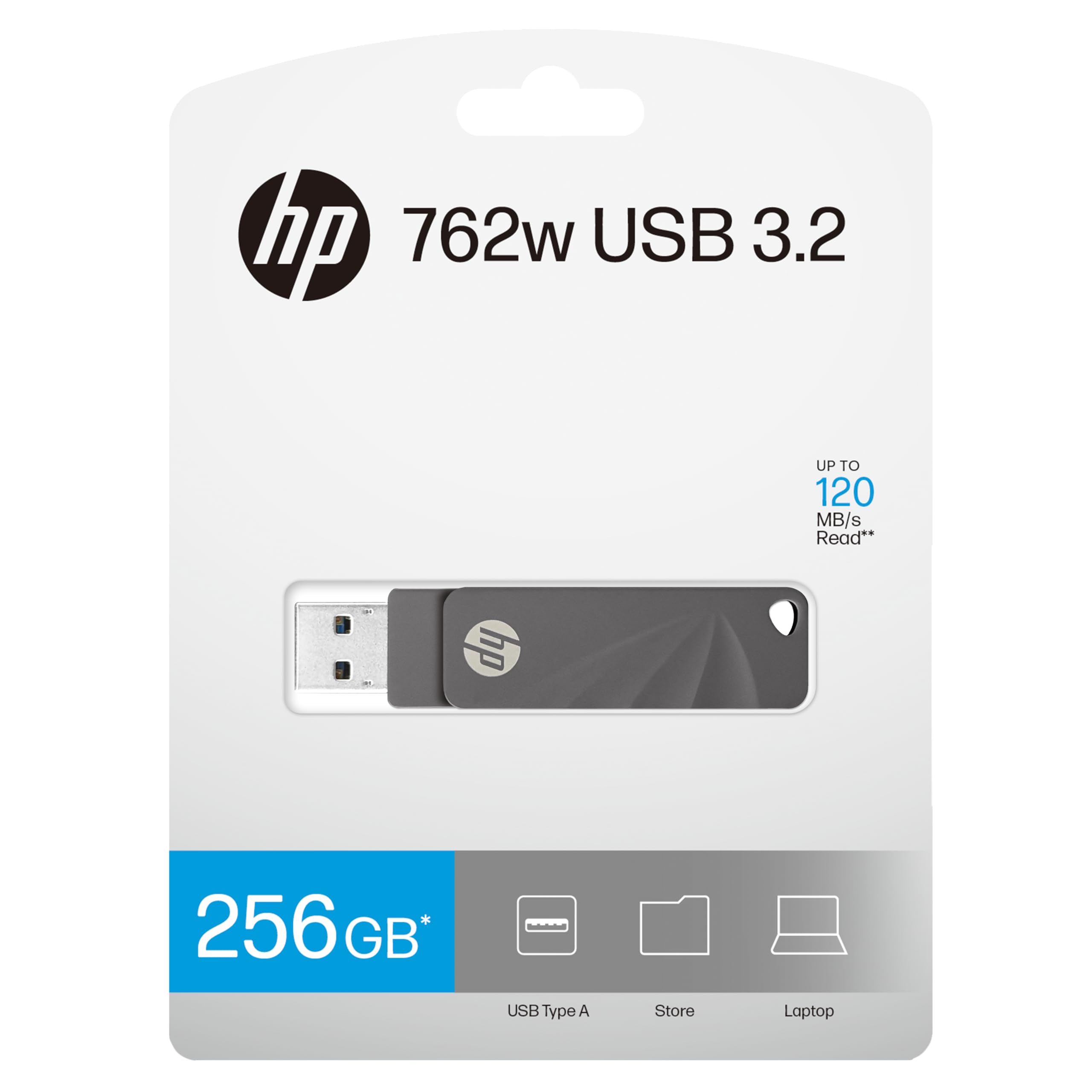 326power ID63_60k Ｈ100 HP 886C 256GB OTG Flash Drive 3.2 Rock/Metallic Swivel Design
