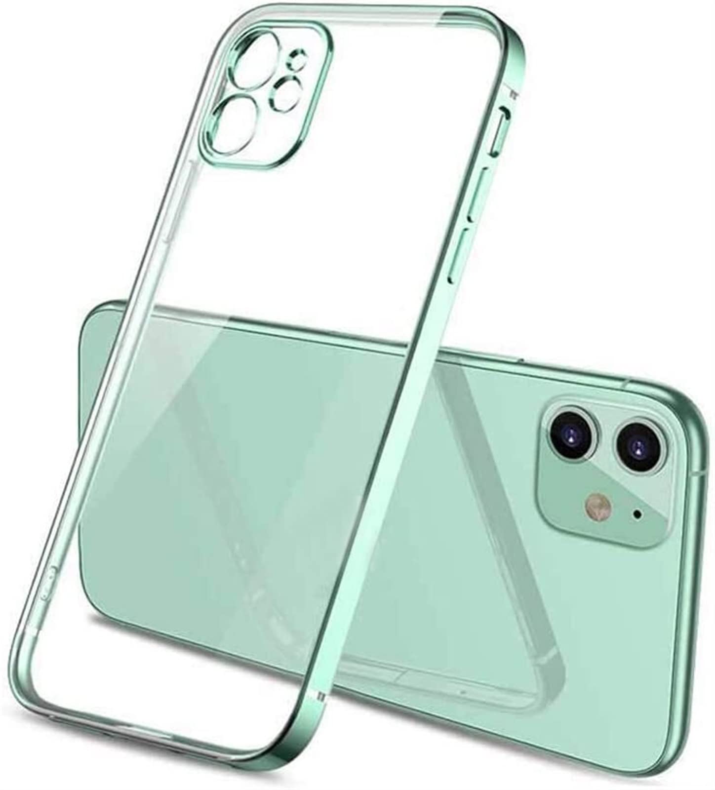 Coque de téléphone transparente iPhone 11 vert pour protéger des chutes - 7