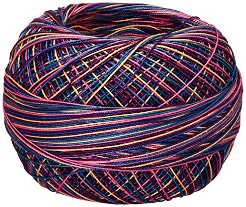 Lizbeth Size 80 HH80133 HH80 Cotton Thread 184 Yds 10G, Razzle Dazzle
