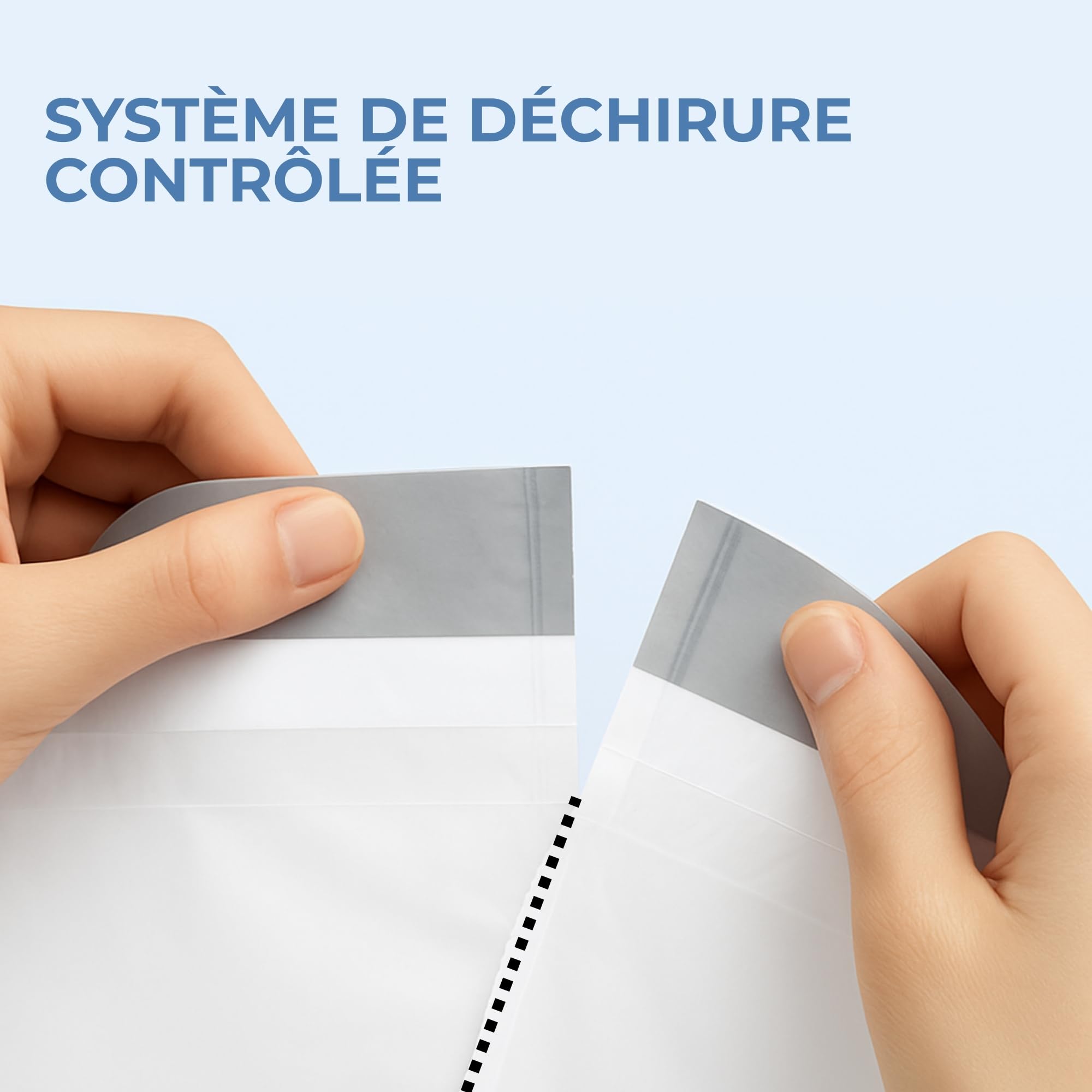 60x Sac Litière Chat L PETIFY - Sacs Litière Chat avec Cordons de Serrage - Protection Bac à Litière Épais Anti-Fuite & Anti-Odeurs - Pack Économique Annuel