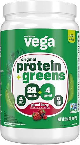 Miniatura 14 de Vega - Proteína vegetal en polvo de reemplazo alimenticio, orgánica, VEG00524, Original, Original, 1