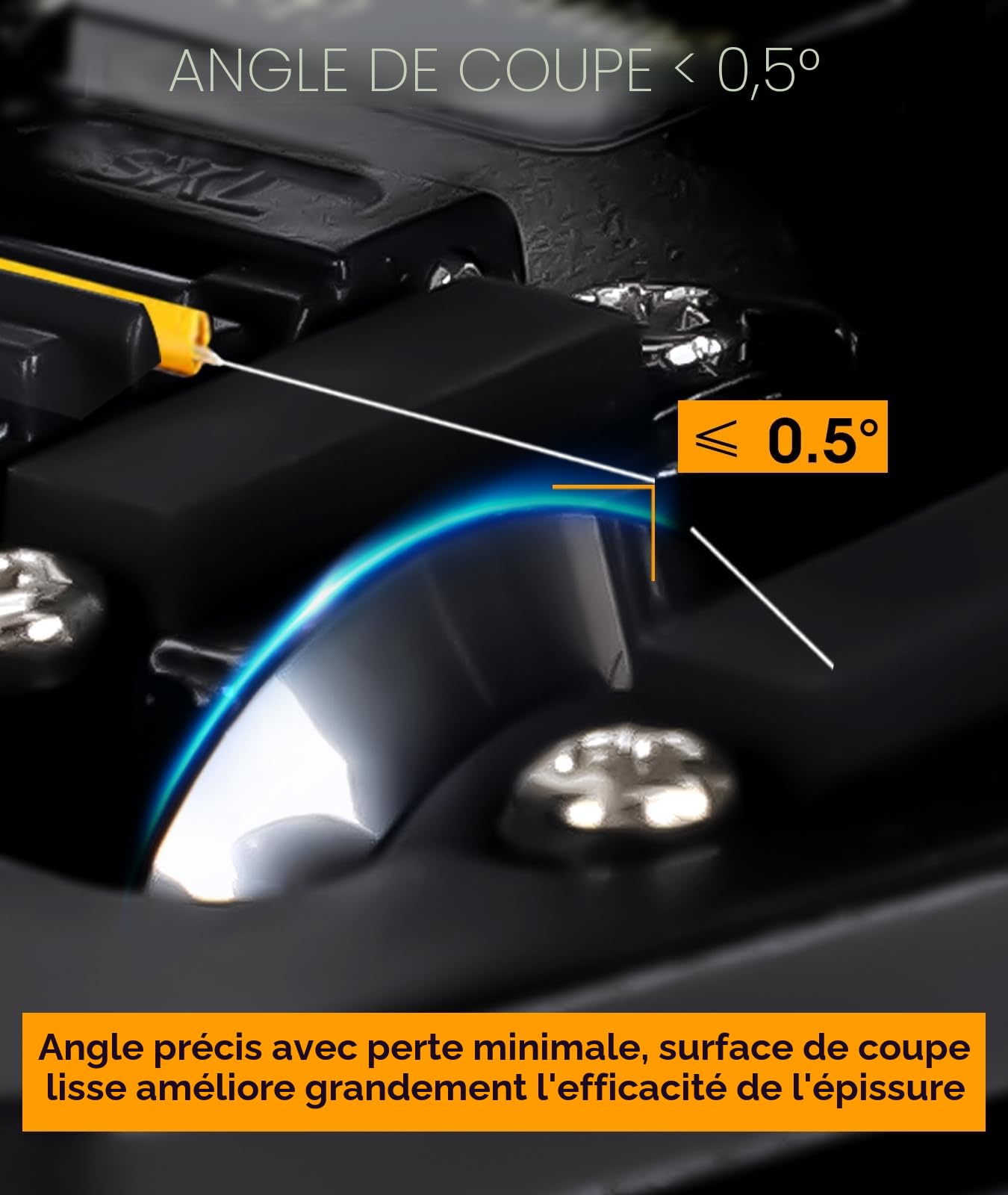 SKL-6C Couperet à fibre optique – Outil de coupe de câble de précision avec sac de transport pour une manipulation optimale de la fibre