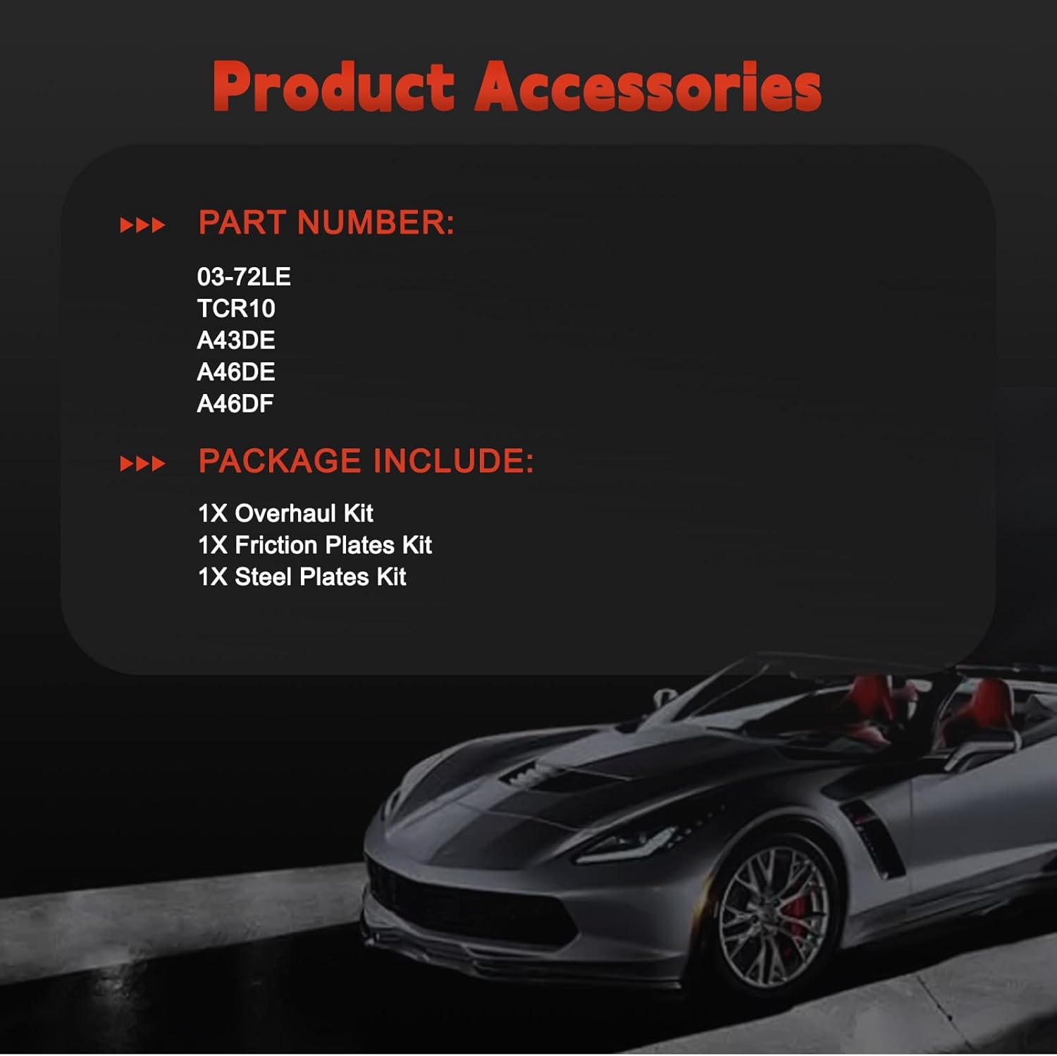 03-72LE A43DE A46DE A46DF Transmission Repair Kit for Tracker 1.6L 2.0L 2.4L 2.5L 1996-2004 Suzuki Grand Vitara 2.4L 2009-2012 X-90 1.6L 1996-1998 Mazda Miata MX5 1.8L 1998-2005