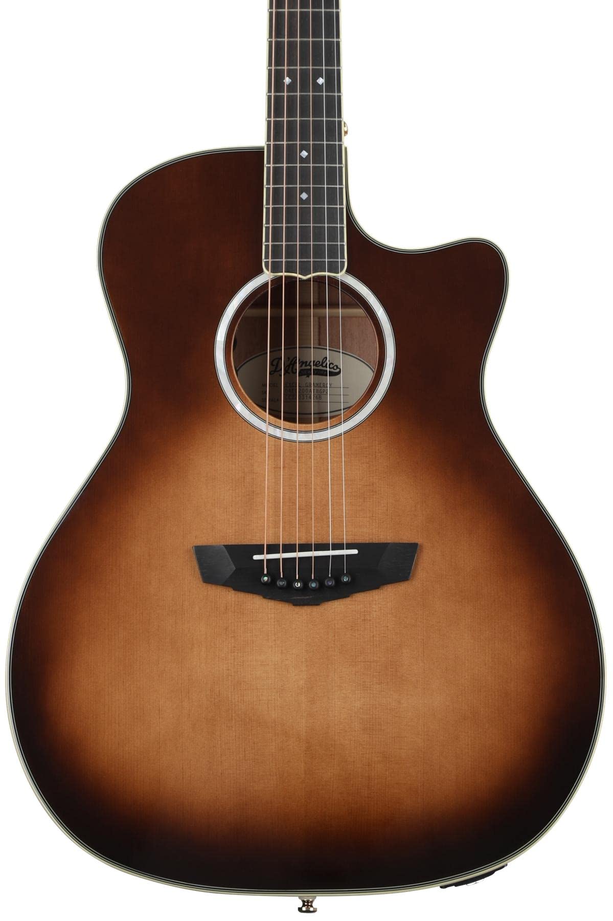 D'Angelico Excel Gramercy Grand Auditorium CE Autumn Burst Electro-Acoustic Guitar
