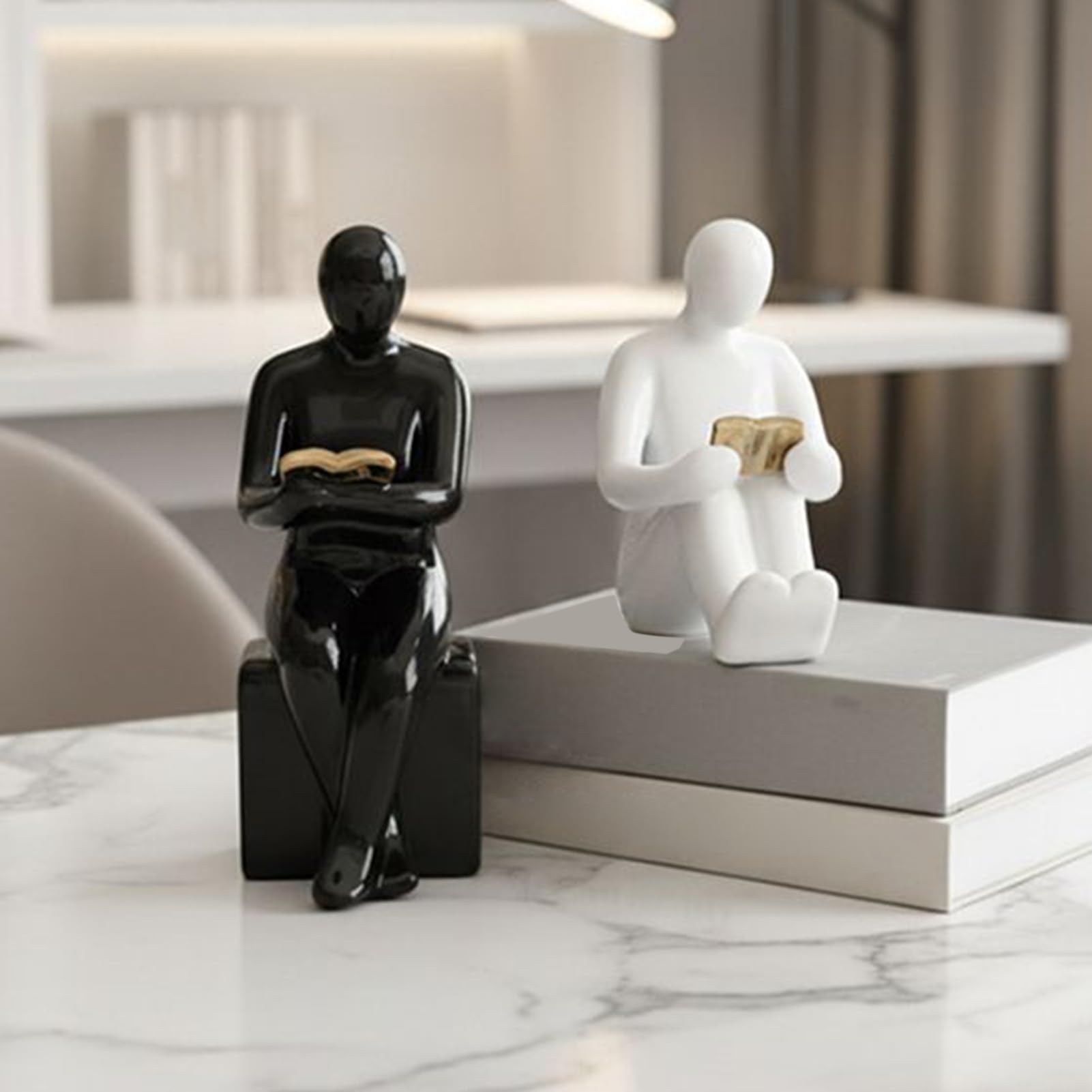Sujetalibros Decorativo Organización Moderna Y Compacta