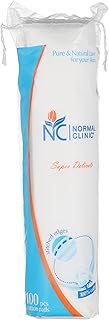 قطع قطن بوجهتين من نورمال كلينيك - 100 قطعة