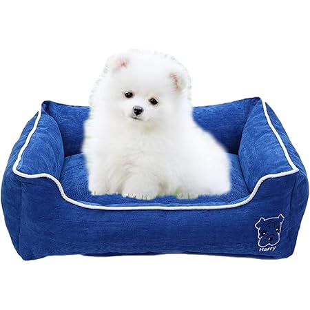 Amazon Alsina ペットの専門家 獣医師監修 小型犬から大型犬まで対応 ペットベッド 洗濯可能 ペットマット 犬 猫 通年 洗える ペット用 クッション 犬ベッド S 外布カバー ブルー Alsina ベッド クッション 通販