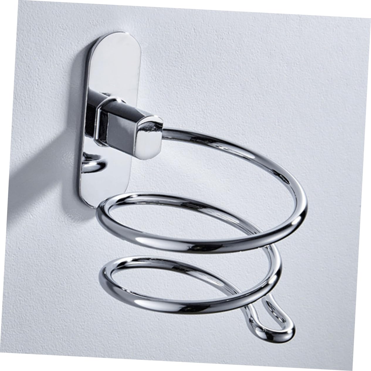 VICASKY Blow Dryer Organizer Wall Mounted Hair Dryer Storage Mini Size Hair Dryer Holding Rack