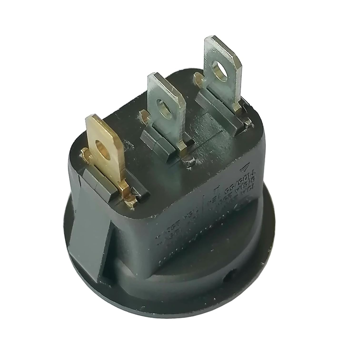 KCD5-103N Round Illuminated Rocker Pushbutton Switches for Lighting, 4-Pack