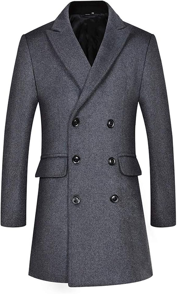 Amazon メンズ ステンカラー ラグラン コート カシミアコート ロングコート メンズ コート ビジネス フォーマル メンズファッション カシミアコート メンズビジネスコート コート ジャケット 通販