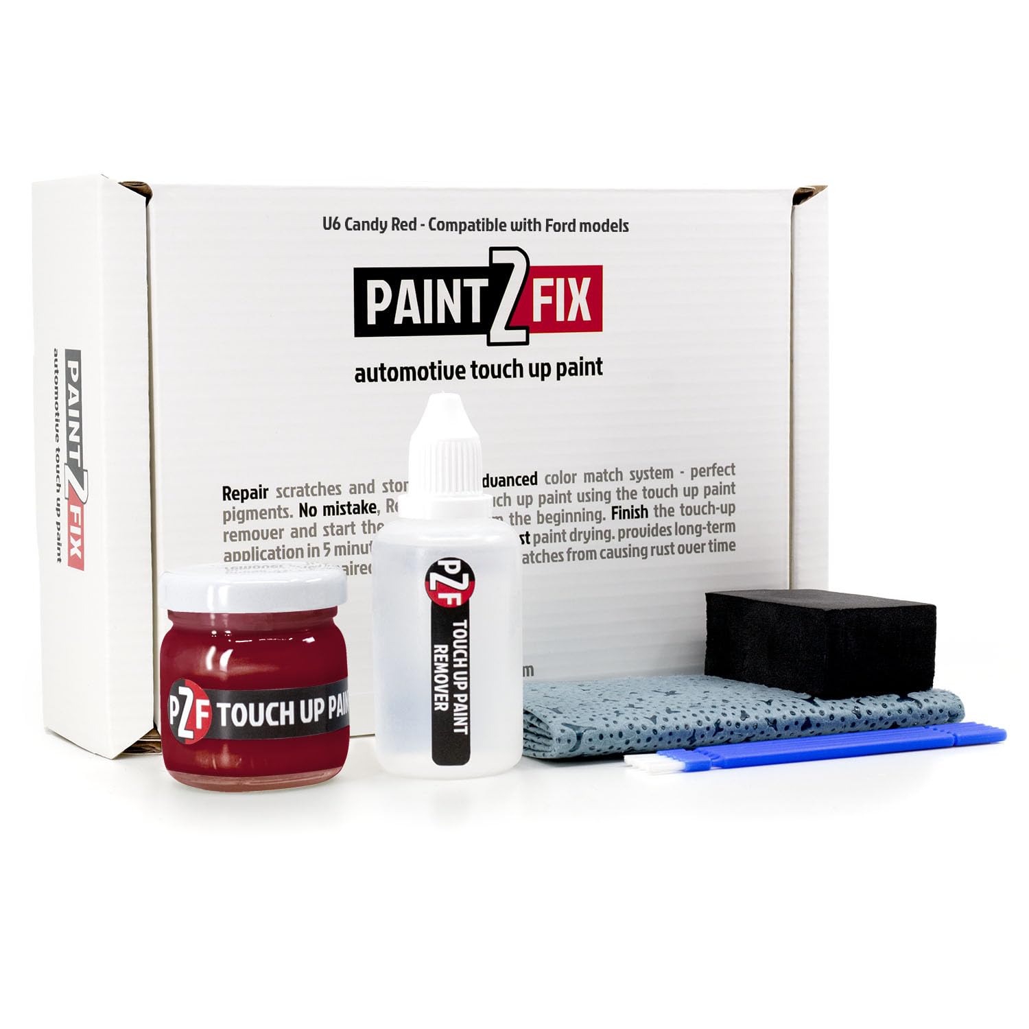 Amazon.com: U6 Candy Red Touch Up Paint Kit for Ford - 0.84 fl oz