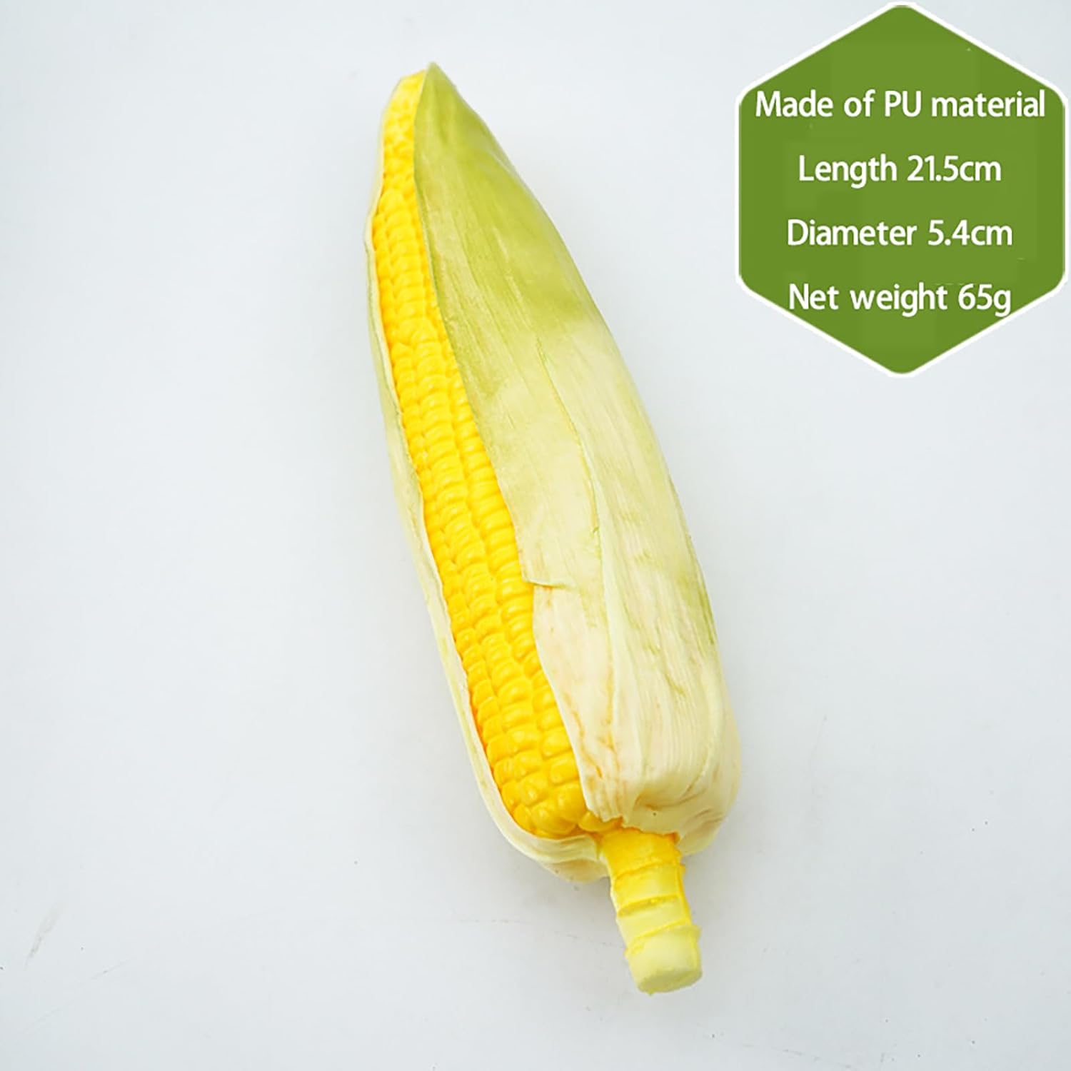 Realistic Artificial Corn Decorations, Artificial Vegetables, Roasted Corn Shapes, Suitable for Home Decorations, Shopping Malls, and Store Samples.-Green