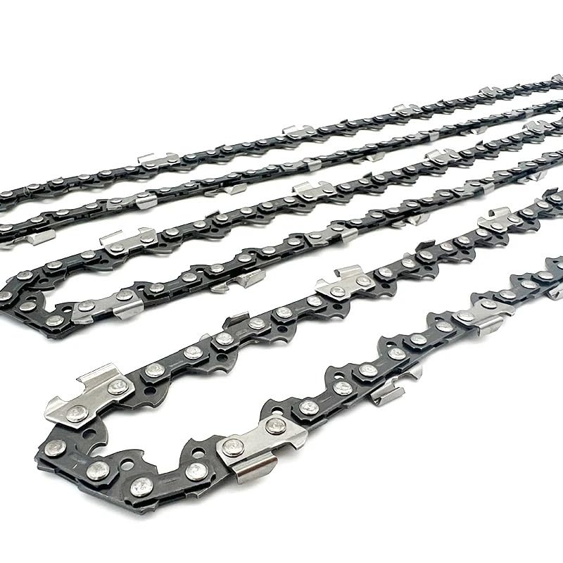 Genérico Hojas de Motosierra, 3 Piezas, Cadenas de Sierra Semi cinceladas for Paso de 3/8", Calibre 1,3 mm, 44, 45, 50, 52, 55, 56, 57 y 59. Disponibles eslabones de transmisión.(52 Links Chains)
