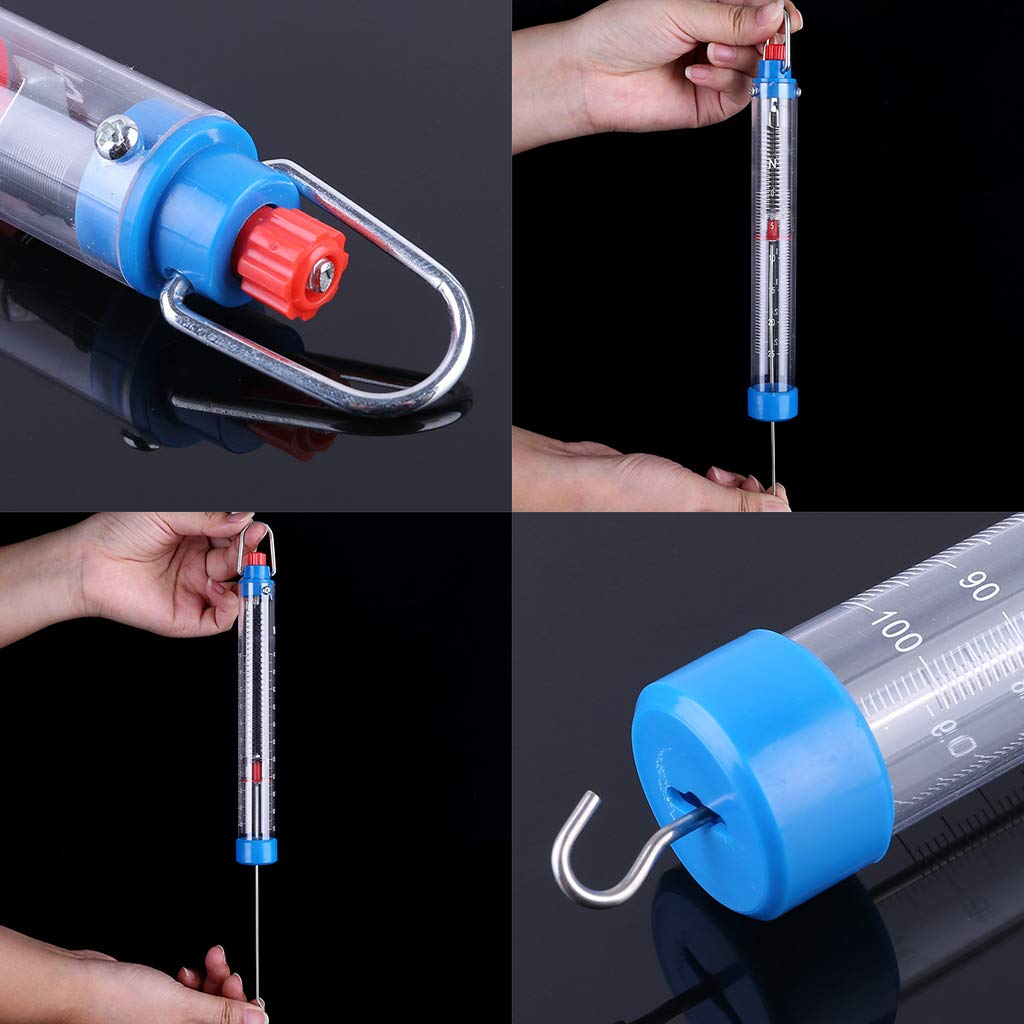 Dynamometer Spring Dual-Scaled 25N/2500g 100g For Educational Use Physics Lab Experiment Easy To Use