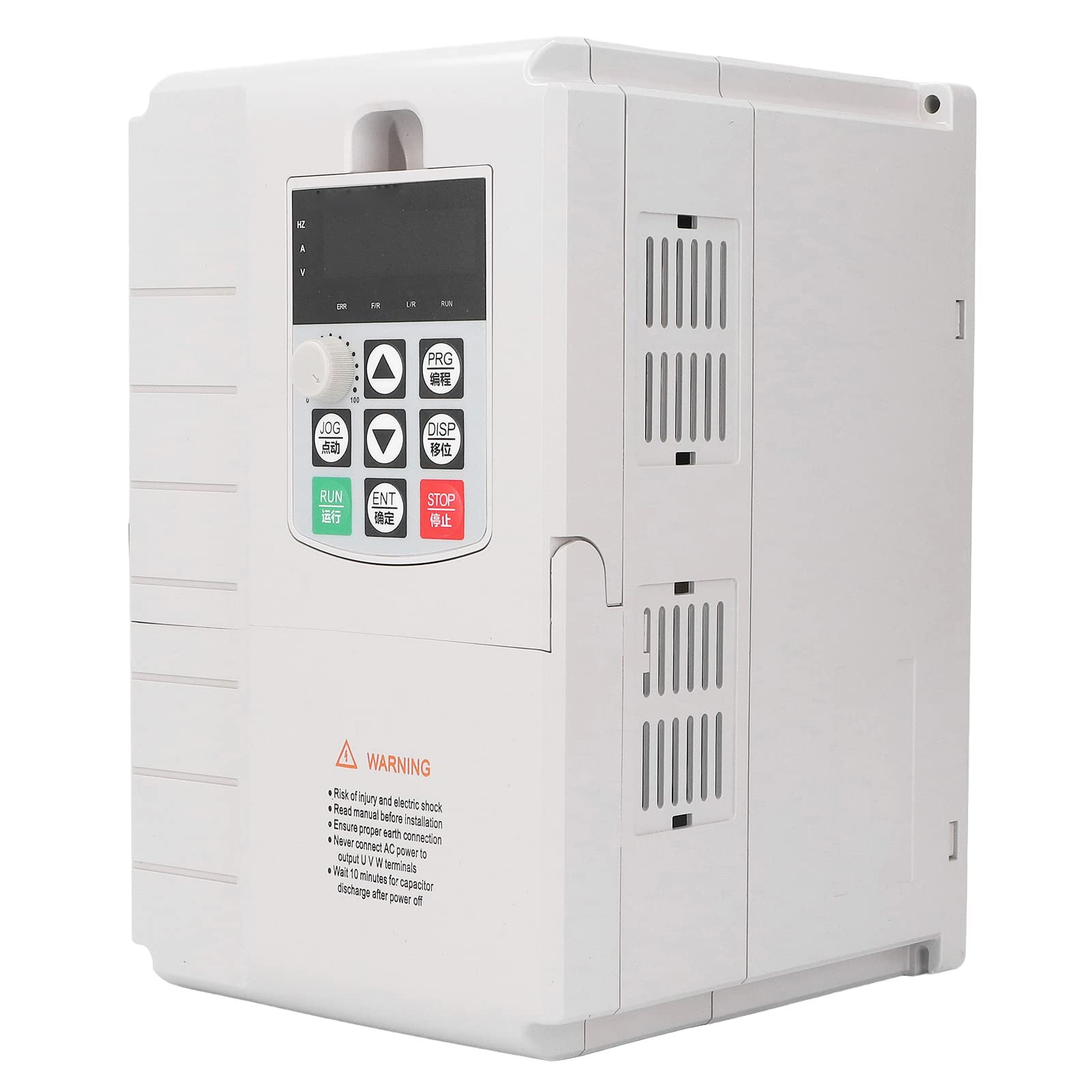 Universal AT903-5.5KW VFD de entrada trifásica de 380 V, salida de 0-380 V Unidad de frecuencia variable ajustable para control de velocidad de motor industrial, convertidor de unidad CNC con cable de
