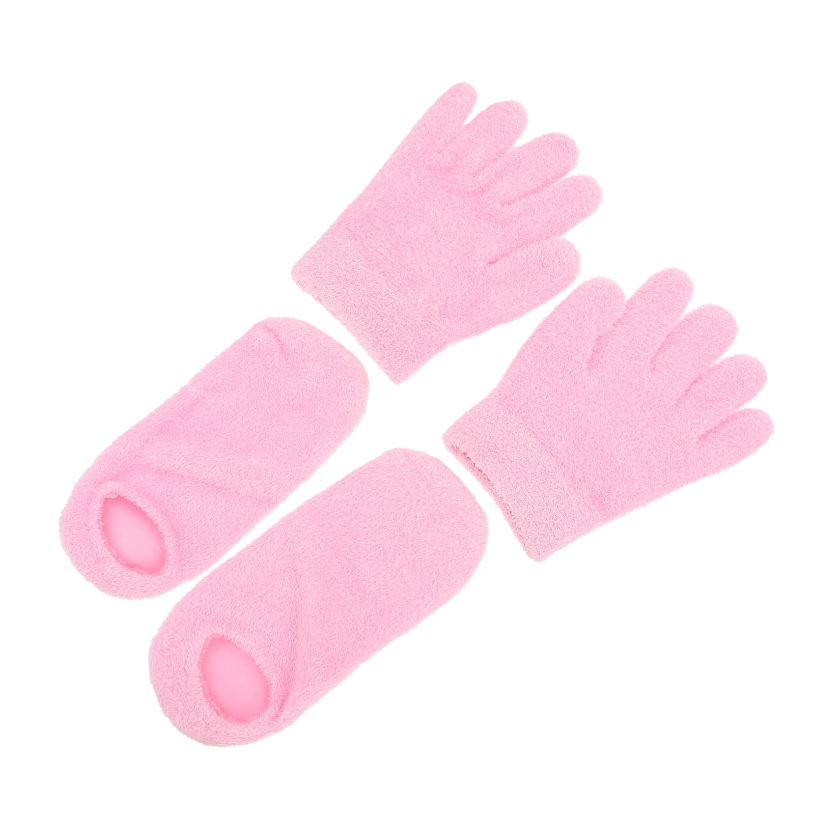 OSOLADY Comfortable Sleep Work: 2 Pairs Moisturizing Gloves Socks Set Spa Gel for Hands Feet