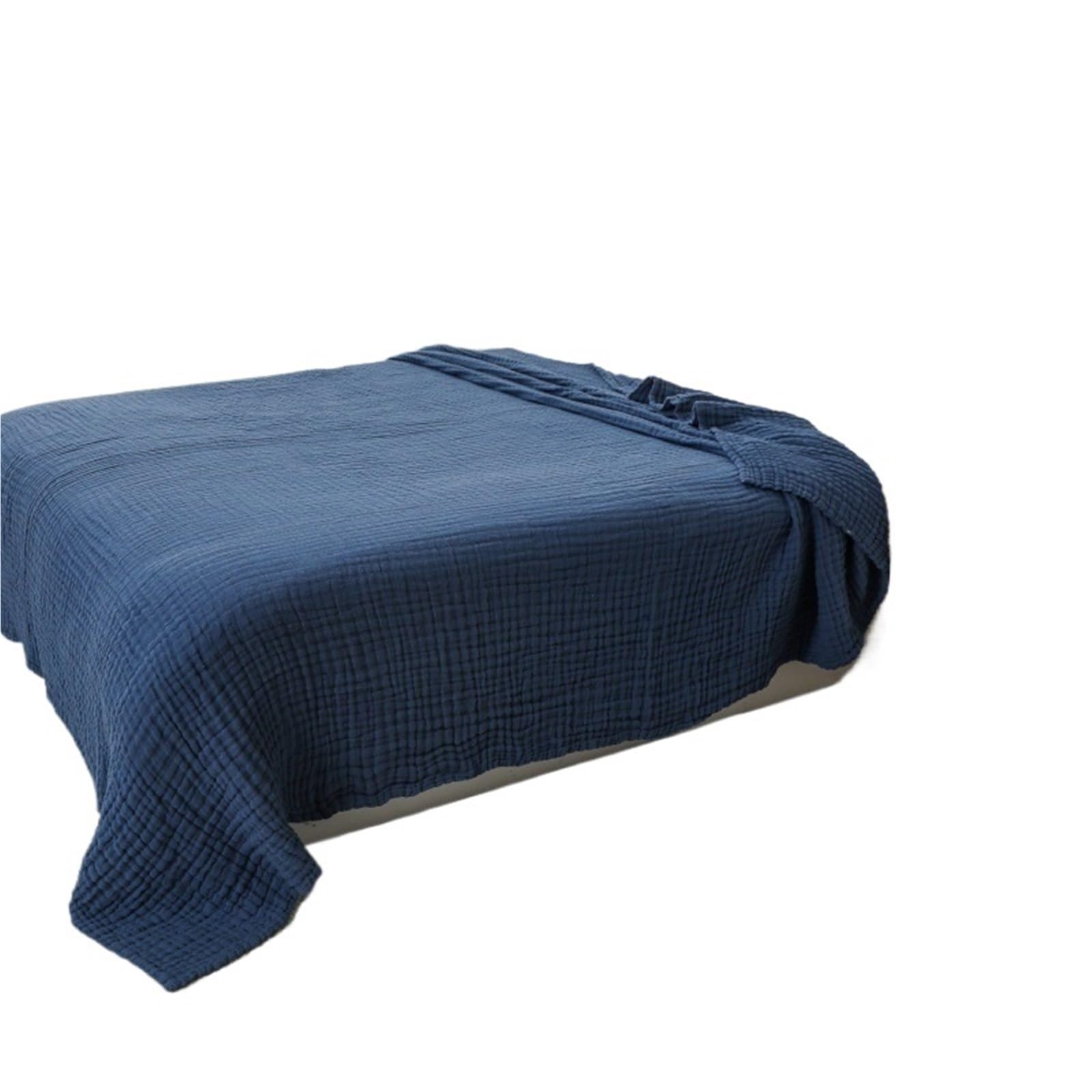 FIgpmwld Cotton Muslin Throw Blanket 6 Gauze Layers Multicolor Multiple Sizes(Color7,150x200cm)