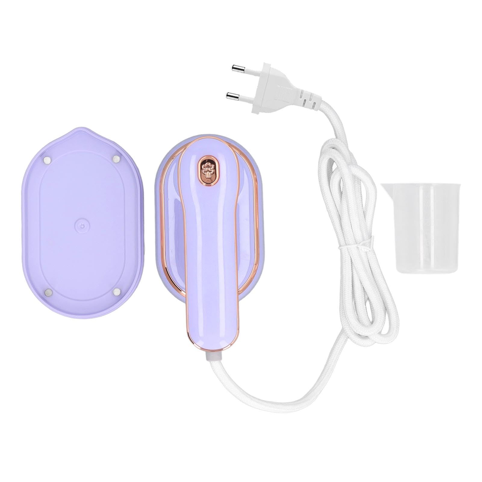 Mini Máquina de Planchar, Potente Planchado a,Giratorio de 180 Grados, Vaporizador de Ropa de Mano, Mini Plancha de Viaje para Ropa, Plancha dePortátil de Viaje con (Enchufe