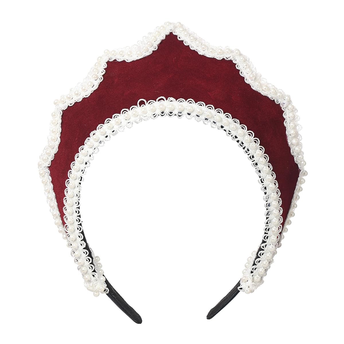 Anne Boleyn Hat for Women Tudor Elizabethan Headpiece Renaissance Queen Crown Headband