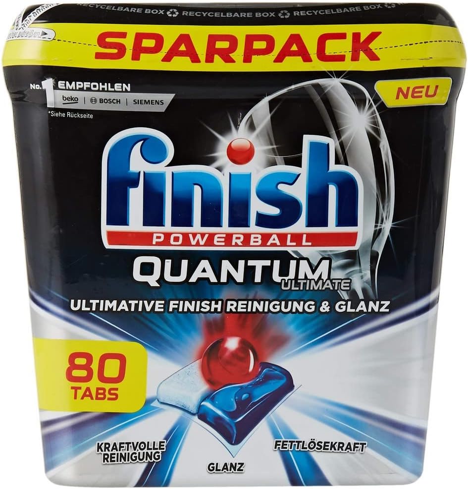 Quantum Ultimate Dishwasher Tablets - Regular (Pack of 80)