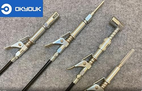 Miniatura 9 de Dispensador de boquilla de aguja para inyector de grasa para rodamientos, accesorios de pistola de grasa y puntas de pistola, para inyectar grasa en