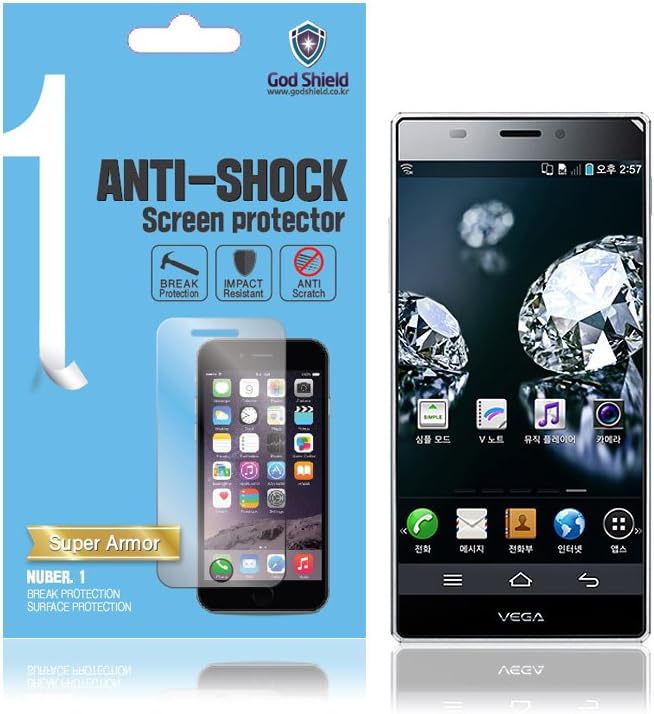Godshield Vega Iron Screen Protector [1Pack] - Super Bullet Proof