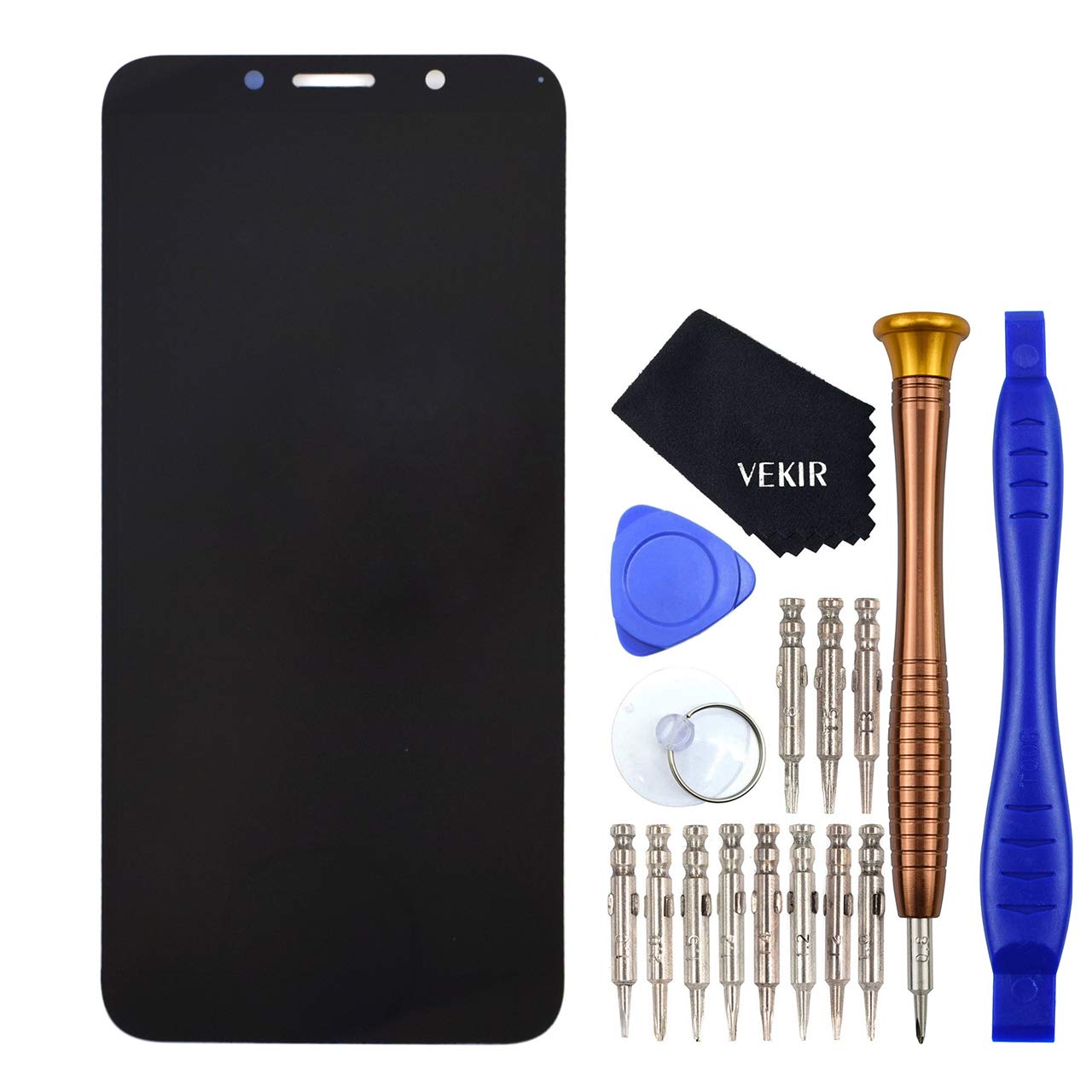 TOUCH SCREEN SCHERMO PER MOTOROLA MOTO MOTO E6 PLAY XT2029 NERO LCD DISPLAY - Foto 12
