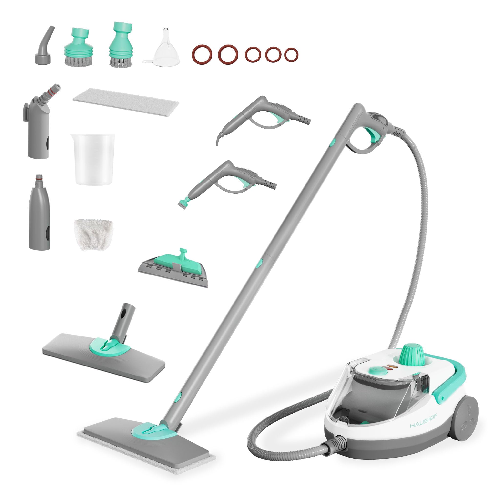 Amazon | HAUSHOF スチームクリーナー スチーム掃除機 【2025新型