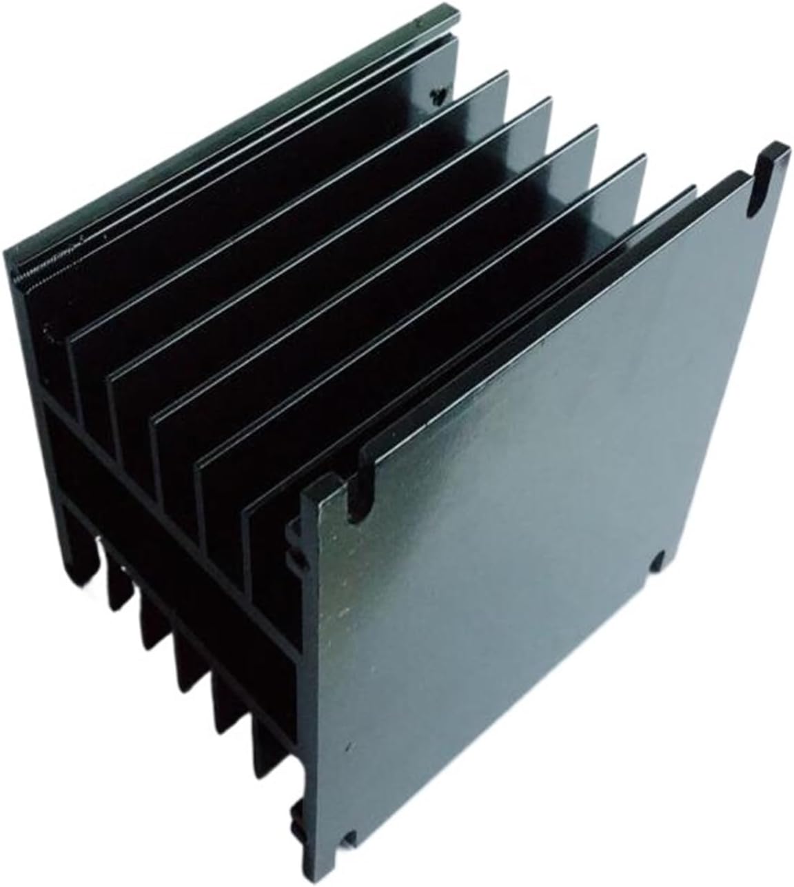 3 Phase Heat Sink 80 * 105 * 100mm for Solid State Relay Aluminum Heatsink(Silver)