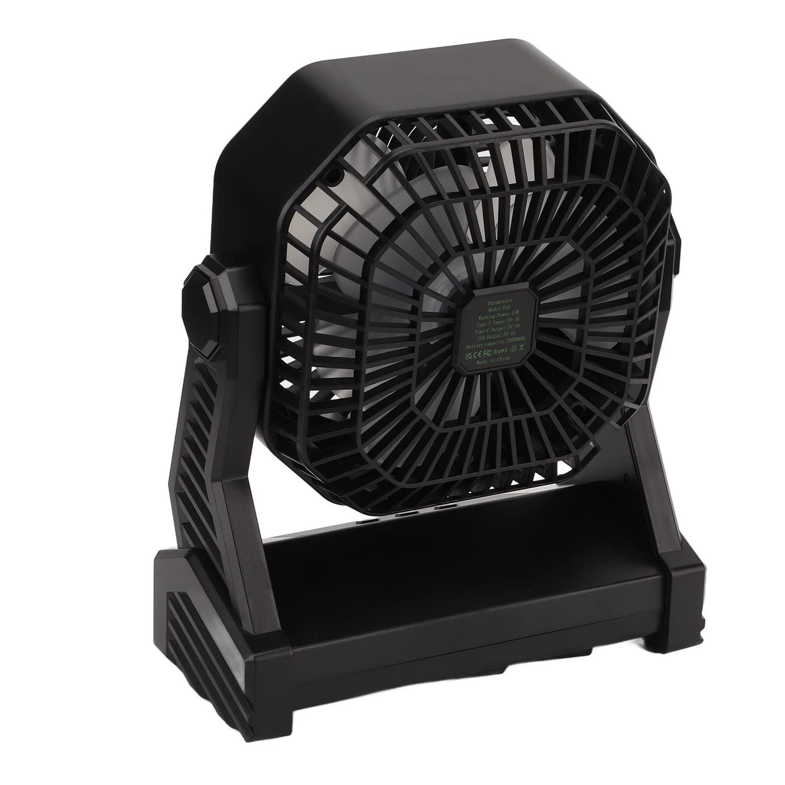 Batteria 20000mah Ventilatore Da Campeggio Solare 20000mAh - 3 Velocità, Luce LED E Ricarica USB, Portatile Per Tende E Escursioni Ventilatore Tenda Escursioni Batteria 20000mah Ventilatore Da Campeggio Solare 20000mAh - 3 Velocità, Luce LED E Ricarica USB, Portatile Per Tende E Escursioni Ventilatore Tenda Escursioni