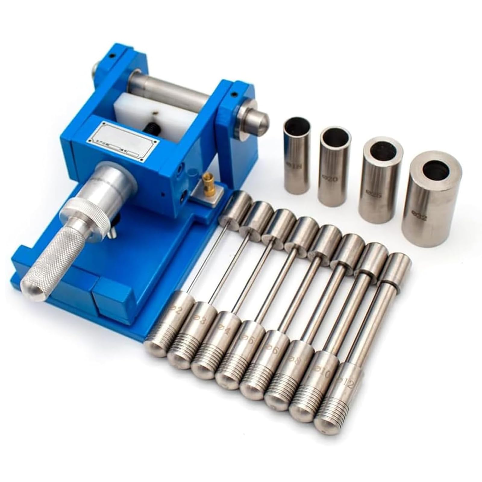 Paint Film Bending Tester, Cylindrical Coating Elasticity Instrument with Storage Box and 2-32mm Shaft Rod, Cylindrical Mandrel Bend Tester for Coating Elasticity, Measures Flexibility Of Paints