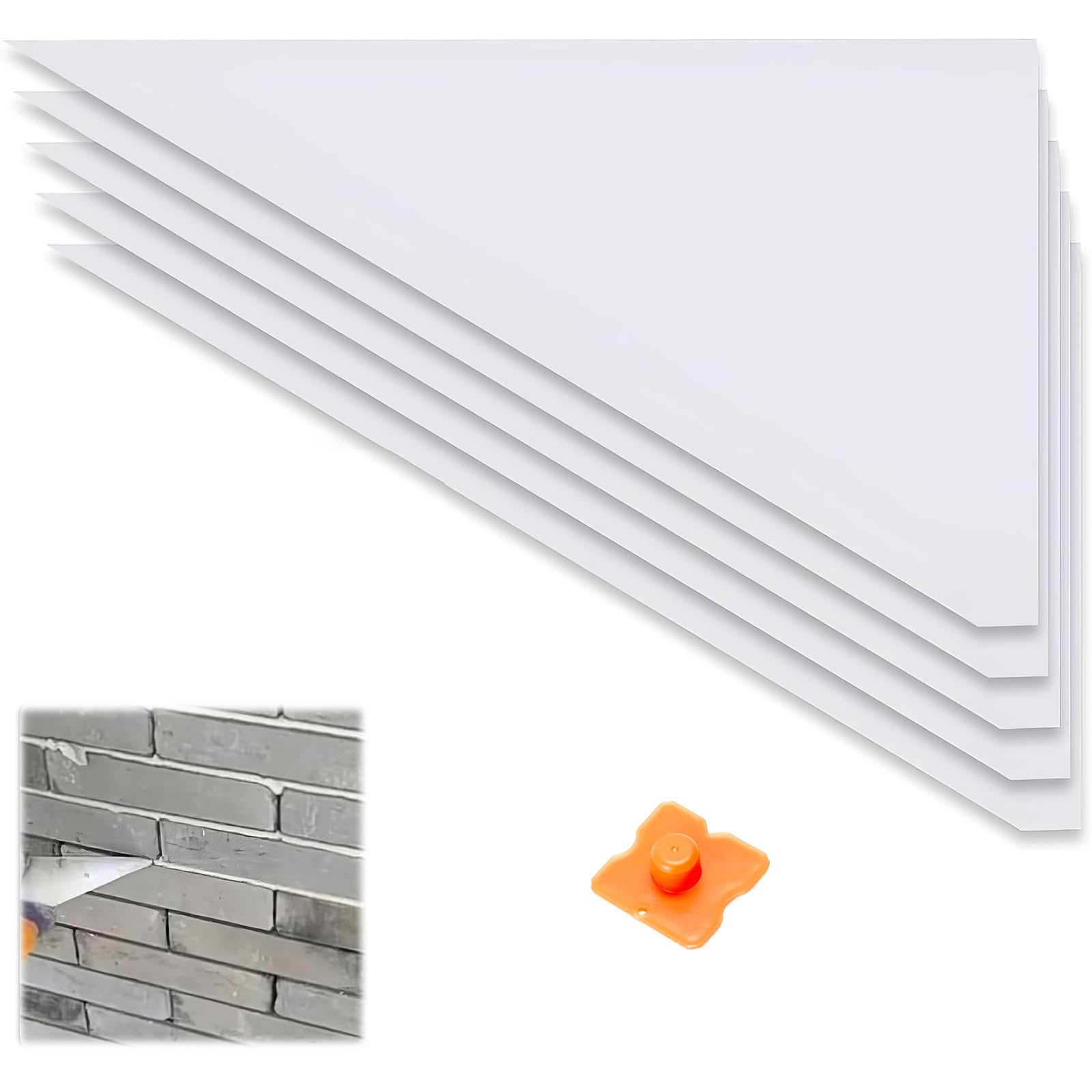 5 Pezzi Sacca per Giunture,Sacchetto per Malta,Erogatore per Cemento,Sacchetti per Fughe, Sacchi per Cemento,con 1pz Spatola Silicone Sigillante,Sigillare Fughe e Giunti di Cucina e Bagno