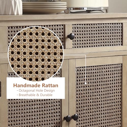 Sideboardcabinetbuffetrattanentrywaycabinetlivingroomcabinetbohoconsoleaccentcabinetwithdoorscoffeebarcabinetforkitchenentrywaylivingroomnatural Urban Country Home Decor Sideboard cabinet buffet rattan entryway cabinet living room cabinet boho console accent cabinet with doors coffee bar cabinet for kitchen entryway living room natural urban country home decor