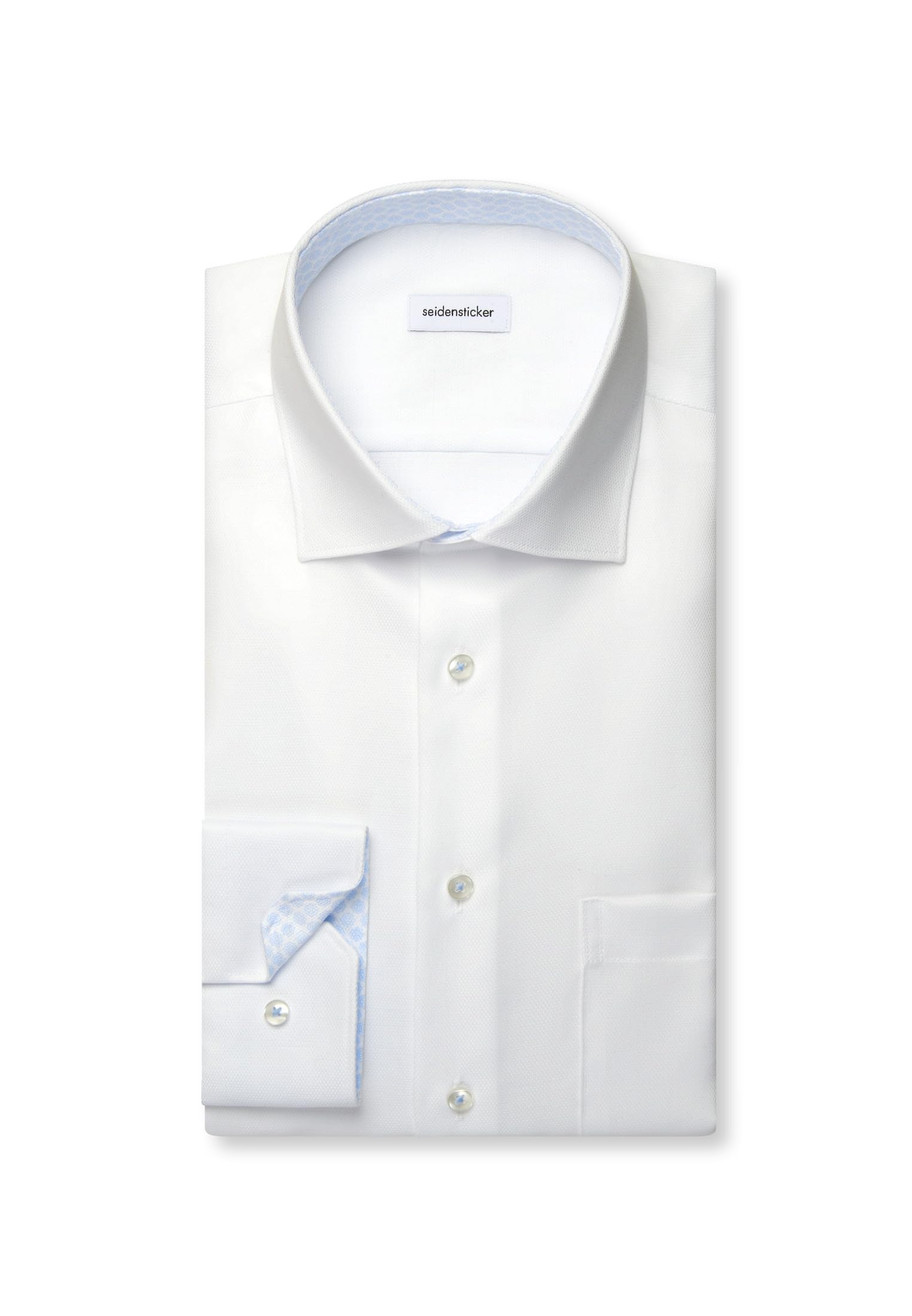 Seidensticker Regular Fit Langarm Business Hemd Camicia da Lavoro Uomo (Pacco da 1)