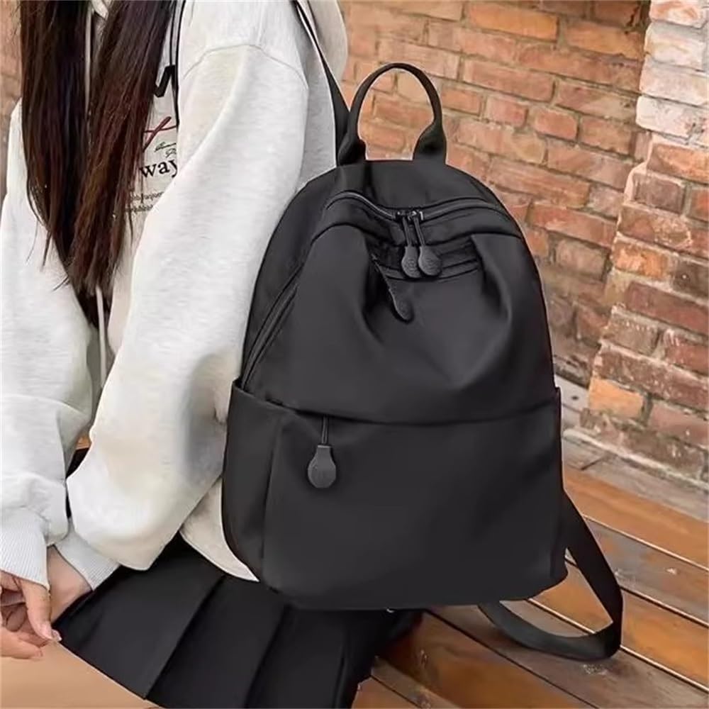 Mochilas para Mujer Bolso de hombro for mujer, mochila informal viaje para Viajes y Negocios(Schwarz)
