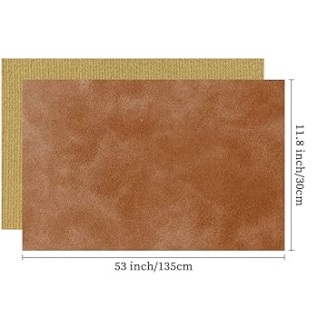 Amazon.com: Brown Soft Faux Suede Fabric 30x135cm Synthetic