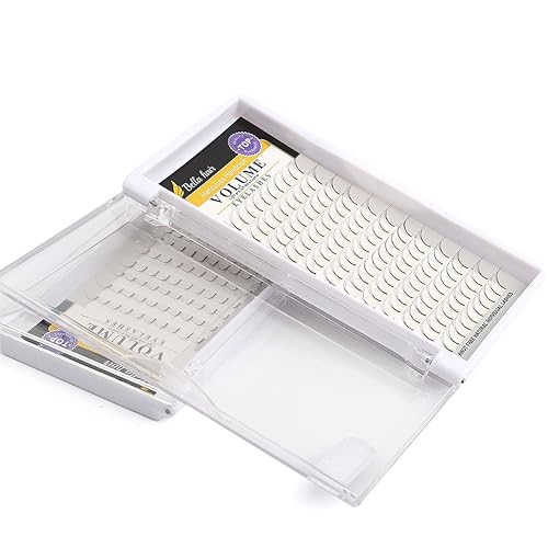 Miniatura 2 de Bella Hair Extensiones de pestañas rusas 3D con volumen, rizo CD prefabricado, abanico de pestañas de volumen de 10120.551 in de grosor, 0.003 in,