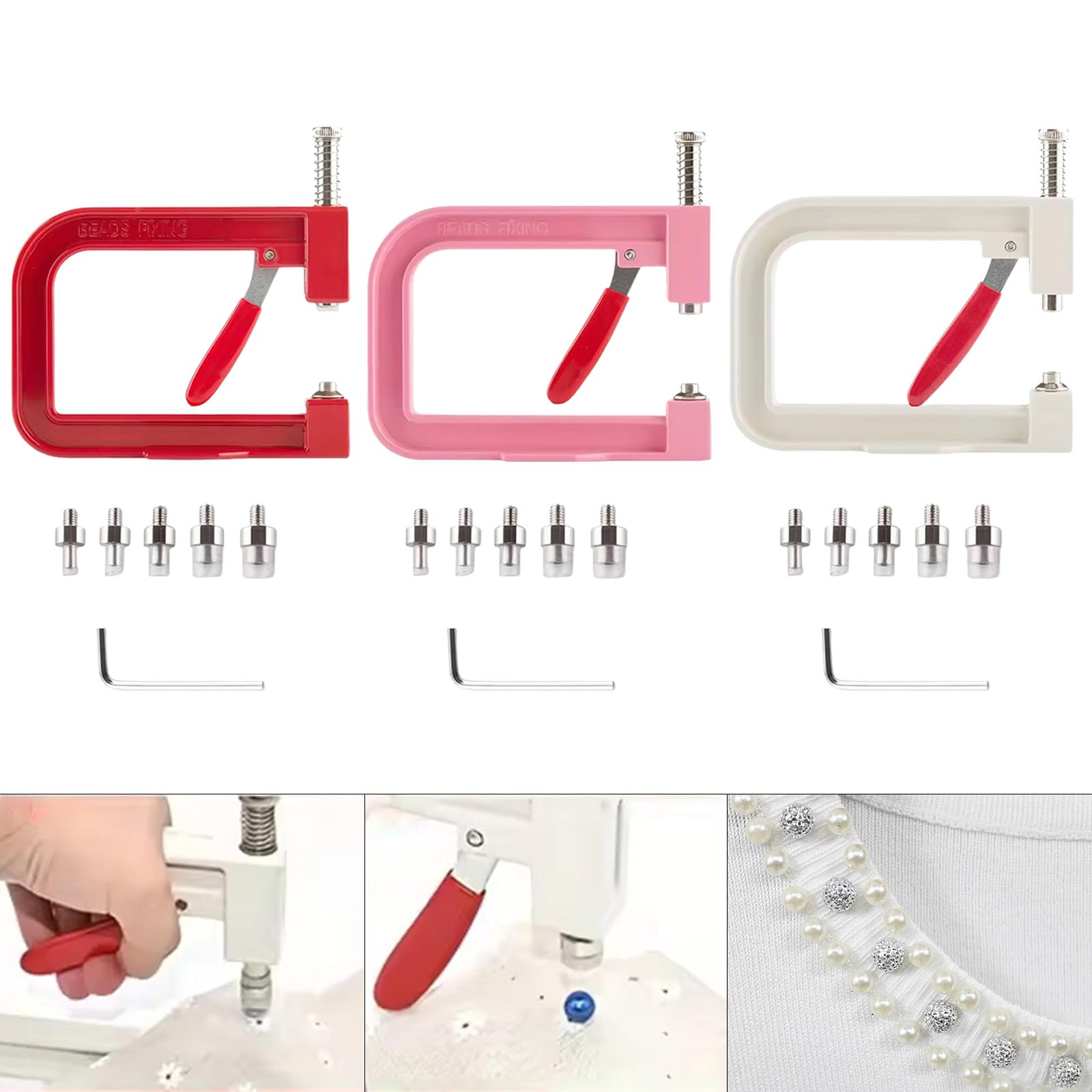 Portable Automatic Bead Machine Easy to Use Jewelry Making Tool Alloy Texture Present for Crafting Lovers and Designers