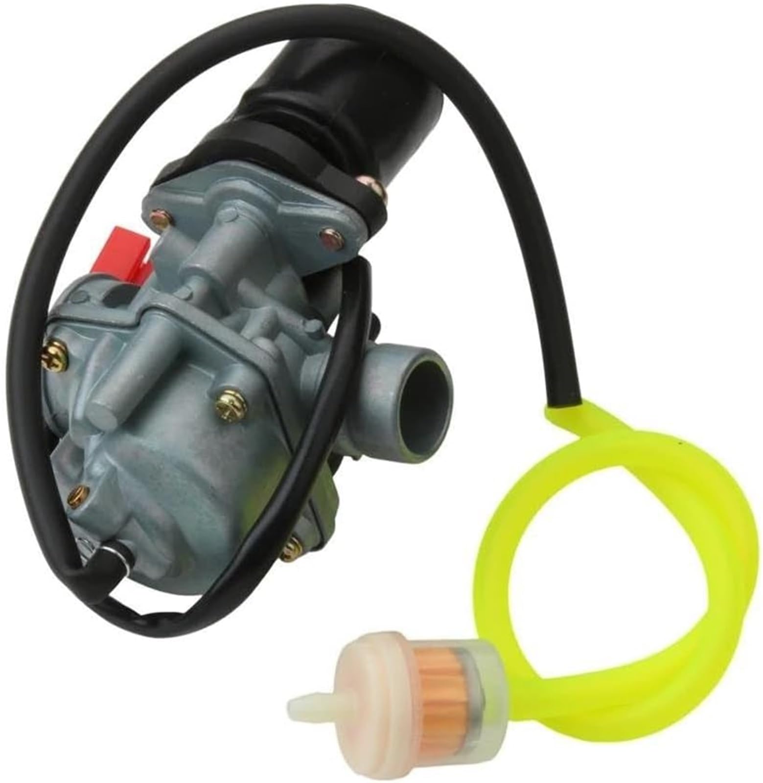Genérico Carburador para desbrozadora Piezas de Motor Carburador para Scooter 19 mm para Carrera del carburador Ciclomotor Carburador Carburador