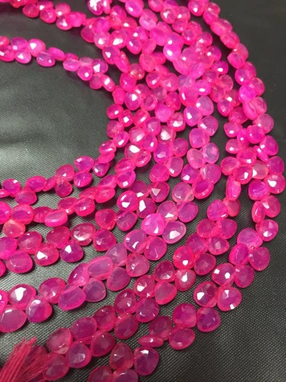 Chalcédoine rose 6mm pour fabriquer vos bracelets d'été romantiques et colliers bohèmes