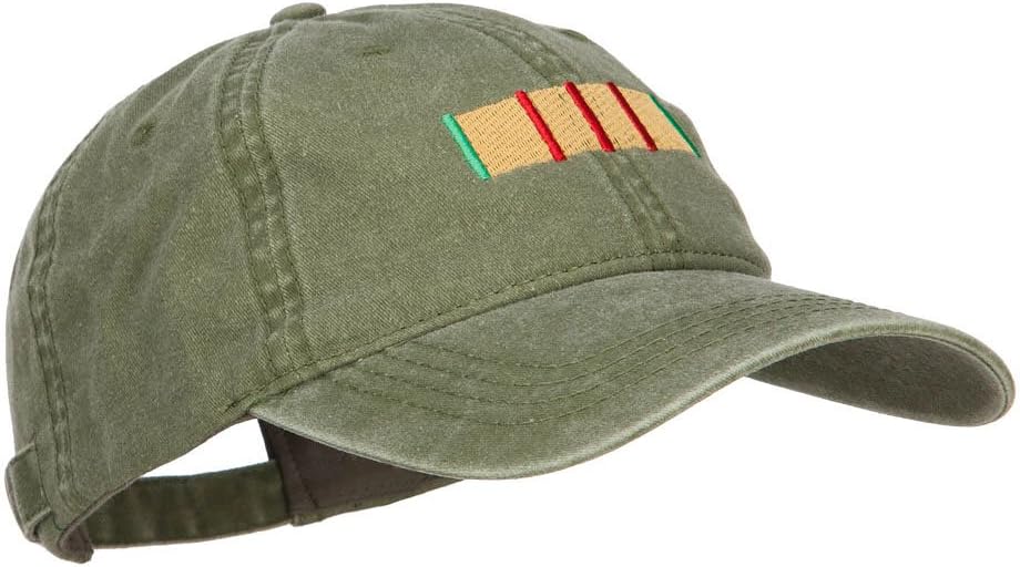 e4Hats.com Vietnam Service Ribbon Embroidered Washed Cap