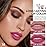 evpct 1Pcs Hot Pink Matte Lip Liner and Liquid Lipstick Stain Makeup Set for Women, Rose Pink Long Lasting Smudge Proof Lipstick labiales matte mate larga duracion listip 24 hours originales, 38
