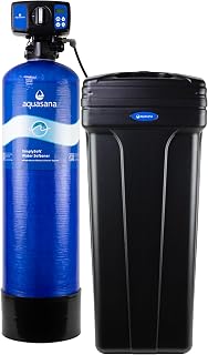 Aquasana SimplySoft 40,000 Grain Whole House Water Softener - Hard Water Reduction, Appliance Protection WH-SF40-BASE