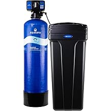 Aquasana SimplySoft  40,000 Grain Water Softener - Whole House Hard Water Reduction - Base Tank & Cabinet System WH-SF40-BASE
