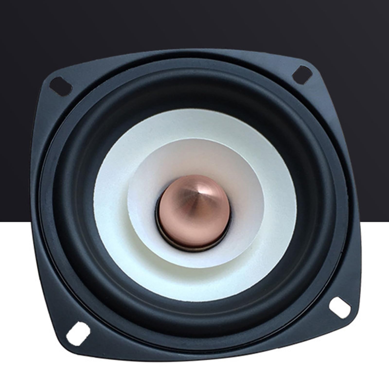 Haltbarkeit 4-Zoll Aluminium Tieftöner mit stilvollem Design für hervorragenden Klang, Verschiedene Musikanwendungen, geringe Verzerrungen, Aluminium Tieftöner