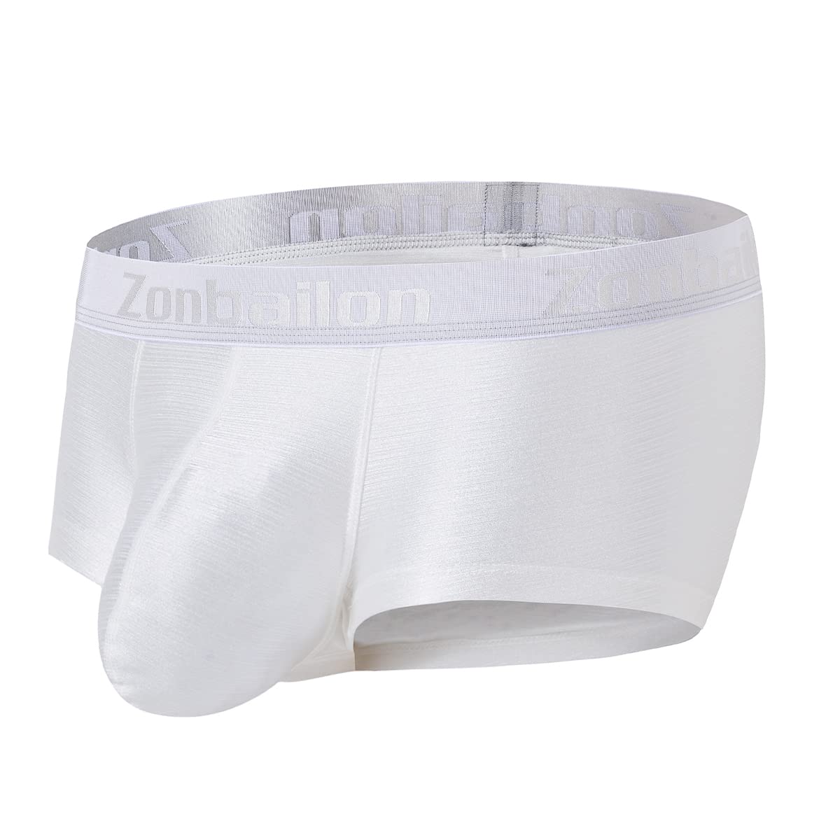 BIATWOWR Herren Boxershorts Unterwäsche aus Seide mit Einem Beutel Sexy und Atmungsaktive